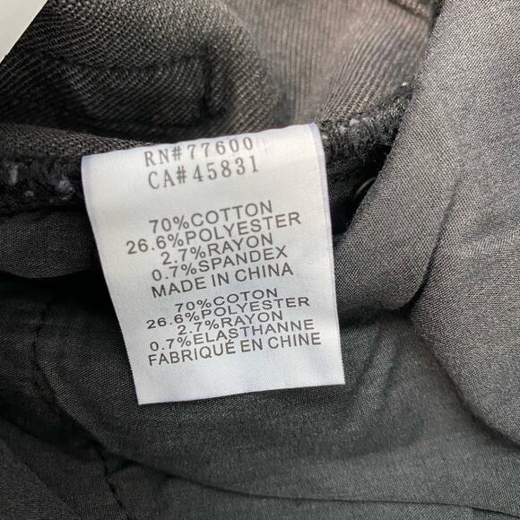 Free People X Sandrine Rose Grey Polka Dot Splatter Skinny Jean Size 30 - Picture 10 of 10